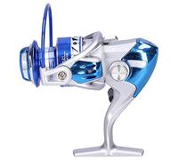 Baxnore Boubin de rotation en métal 5.2: 1 gauche droite interchangeable forte force de freinage de pêche roue de pêche lisse de haute qualité (Km2000)