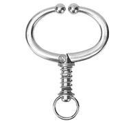 Baxnore Bouches de Nez de bovins en Acier Inoxydable, Pas de Pince à Nez Taureau chargée à Ressort, à l'épreuve de Rouille légère pour Les Vaches laitières Bulls (Baxnore2gx8s-11)