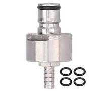 Baxnore Bouchon de carbonatation en acier inoxydable avec joints toriques pour brassage à domicile, bière, soda, eau, jus, bouteilles en PET, bouchon de carbonate durable, outil de (1 pièce)