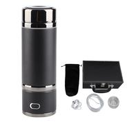 Baxnore Bouteille d'eau hydrogène 420 ml portable avec SPE PEM TECHNOLOGIE GÉNÉRATEUR D'EAU RICHE HYDROGEN ISOLUBLE CASSE en acier inoxydable pour le bureau du gymnase à domicile U