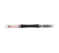 Baxnore Brosse à sourcils professionnelle à Double extrémité, brosse à cils coudée en spirale pour le toilettage, Kit de maquillage pour débutants, matériau ABS essentiel