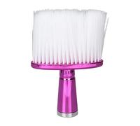 Baxnore Brosse de plumeau de cou de barbier professionnel, conception à tête plate en nylon souple, poignée légère en ABS pour coupe de cheveux, rasage du cou, nettoyage à la maiso