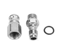 Baxnore Buse de Jet d'égout pour Nettoyeur Haute Pression 5000 PSI Mini buse de Tuyau de vidange compacte pour Le Nettoyage des égouts Pipeline Industriel en Acier Inoxydable avec