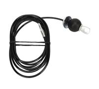 Baxnore Câble de poulie de Fitness Câble de Remplacement Robuste de 5 mm d'épaisseur pour Les entraînements du système de poulie de Traction LAT à la Maison ou à la Salle de Sport (2,5 m)