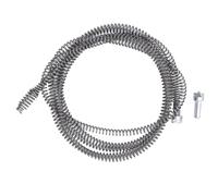 Baxnore Câble de tarière de vidange, nettoyeur de canalisations, câble à ressort de tarière, en acier au manganèse, serpent, tuyau d'obstruction, câble de nettoyage de canalisation (3 mètres/9,8