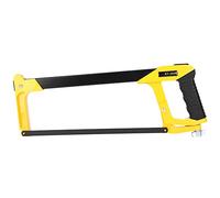 Baxnore Cadre de scie à métaux professionnel en alliage d'aluminium, scie à main à tube carré réglable avec poignée en caoutchouc pour le travail du bois et la coupe du métal KT250