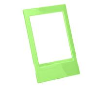 Baxnore cadre Photo PC, présentoir léger et Durable pour photos, décor de bureau, 5 couleurs, rose, bleu, violet, vert, jaune, 86x55mm (Vert sans étiquette)