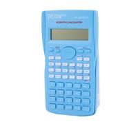 Baxnore Calculatrice Scientifique 12 Chiffres 240 Fonctions Calculatrice Multifonction à Grand écran avec Couverture Rigide coulissante pour examens étudiants (Bleu Vif)