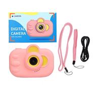 Baxnore Caméra vidéo numérique Error 2029, Double Objectif Avant et arrière, 12 MP 1080P, pour la Photographie et Les Jeux en Plein air, écran 2 Pouces en Silicone ABS avec dragonn (Rose)