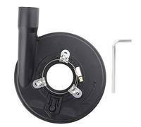 Baxnore Carénage anti-poussière pour meuleuse d'angle de 5 pouces, couvercle anti-poussière en polycarbonate robuste avec clips métalliques renforcés et manchon en caoutchouc pour