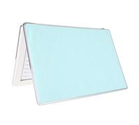 Baxnore Carte de couleur de gel pour ongles, 160 emplacements, portable, réutilisable, livre d'affichage de vernis à ongles pour salon professionnel, manucure à domicile, or, bleu, (Bleue)