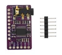 Baxnore Carte de décodage sonore numérique sans perte PCM5102, module de décodeur de convertisseur numérique vers analogique avec qualité audio pour les projets de bricolage RPI, r