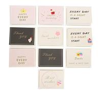 Baxnore Cartes d'anniversaire, cartes de voeux vierges, carte de bénédiction manuscrite pouces avec enveloppes pour amis collègues de famille souhaits d'anniversaire