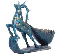 Baxnore Casier à vin Ornement Maison décorative Figurine élégant Support de vin pour Salon Bureau matériel de Bureau 12.2x8.9x3.5 Pouces