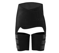 Baxnore Ceinture tondeuse 3 en 1, entraîneur de taille haute, soutien des cuisses, levage des hanches pour femmes, entraînement FITNESS, néoprène noir S M L XL 2XL 3XL (P/M)