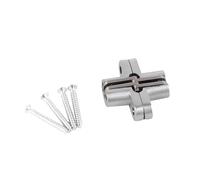 Baxnore Charnières d'armoire invisibles à 180 degrés Charnières cachées croisées en alliage de zinc Charnières dissimulées antirouille robustes pour armoires de cuisine portes coul (43,7 mm)