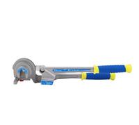 Baxnore Cintreuse de tubes 3 en 1, outil manuel de cintreuse de tubes en alliage d'aluminium robuste, conception à cliquet de 0 à 180 degrés pour la réparation de CVC et l'entretie