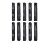 Baxnore Clips d'écran de fenêtre Fermeture solide Aucun perçage nécessaire Installation facile Matériau ABS rouille pour écrans de portes fenêtres 10 pièces 7 5x1 2 cm