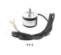 Baxnore Codeur incrémental rotatif, 2 phases, 50 mm, qualité industrielle, haute vitesse, en acier inoxydable, pour enquêtes de drainage et systèmes de contrôle d'automatisation (360P/R)