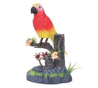 Baxnore Commande actionnée Voix Perroquet gazouillis Chant Flottant Simulation pour Adultes décoration de fête à la Maison Oiseau réaliste matériau ABS (506G)