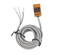 Baxnore Commutateur de capteur de proximité inductif Distance de détection de 5 mm DC 3 fils PNP NO pour l'automatisation industrielle et le contrôle des machines Boîtier métalliqu