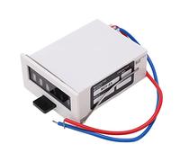 Baxnore Compteur électromagnétique Compteur d'impulsions électronique précis à 6 chiffres à grande vitesse pour machines textiles Coque PC ignifuge Noir (DC24V)