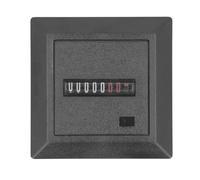 Baxnore Compteur horaire mécanique minuterie industrielle scellée pour générateurs tracteurs machines de construction AC380V surveillance en temps réel Durable léger installation f