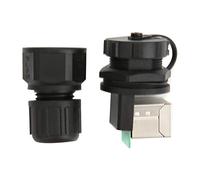 Baxnore Connecteur RJ45 Industriel, IP67 Coupleur à 8 Broches, Assemblage de Champs à Outil Moins Dur pour Une Gamme de températures ambiantes de -40 ° C à 85 ° C