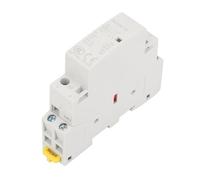 Baxnore Contacteur AC 2P 16A 24V Rail DIN 2NO Haute performance Efficacité énergétique Fonctionnement silencieux Interrupteur électrique domestique industriel pour systèmes domotiq