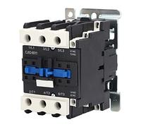 Baxnore Contacteur AC 65 A, interrupteur électrique haute performance de qualité industrielle avec contacts auxiliaires 1NO 1NC, contacts principaux 3NO pour systèmes de commande