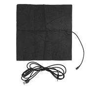 Baxnore Coussin chauffant électrique 30x30 cm grand chauffage rapide température réglable alimenté par USB coussin chauffant en fibre de carbone pour une utilisation au bureau à do