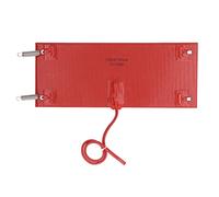 Baxnore Coussin chauffant en Silicone 100W, tapis chauffant Flexible, plaque chauffante rapide pour moteurs, véhicules, camions, machines, 300x120mm (DC24V)