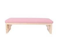 Baxnore Coussin repose-bras professionnel pour ongles, oreiller à main en cuir PU souple, support ergonomique pour techniciens d'ongles, usage domestique en salon, base confortable (Rosâtre)