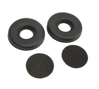 Baxnore Coussinets d'oreille de Remplacement Coussinets d'oreille en Cuir Améliorent Les Basses pour Casque K121 K121S K141 MK II K142 HD Cuir Artificiel Noir 2 Paires