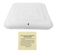 Baxnore Couverture de Piscine Gonflable 130cm carrée en PVC, Protection de Piscine de Spa extérieure Anti-poussière pour piscines carrées et baignoires