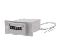 Baxnore CSK6 YKW Compteur d'impulsions électromagnétiques à 6 chiffres Comptage précis à grande vitesse AC110V AC220V DC24V pour machines industrielles Bouton de réinitialisation à (AC220V)