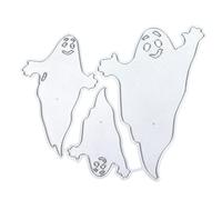 Baxnore Décale de coupe en métal Halloween Ghost Shape Moule de couteau en carbone en acier artisanat Dies pour bricolage Carte de scrapbooking Faire du papier Artisanat et PHOTO D