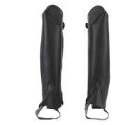 Baxnore Demi- équestres Protège-Jambes de Protection en Microfibre Demi- d'équitation avec Sangles d'étrier pour l'entraînement et la compétition d'équitation 2 Paires (CS)