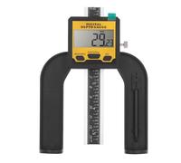 Baxnore Depth Gauge, ABS Woodworking Height Gauge, Digital Height Gauge, Digital Depth Tool, Digital Height Gauge pour le travail du bois