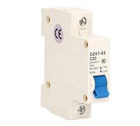 Baxnore Disjoncteur miniature 1P 20A montage sur Rail DIN 6000A capacité de coupure AC 400V MCB pour la Protection électrique du bureau à domicile