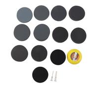 Baxnore Disques de ponçage papier 105 pièces Kit de polissage miroir grain 60 à 3000 ensemble de papier de verre sec et humide support à crochet et boucle pour les projets de brico