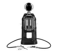 Baxnore Distributeur de boissons à double buse 1000 cc Style pompe à essence rétro Distributeur de pompe à vin pour alcool, liqueur, bière, restaurants, KTV Plastique ABS 21,5 x (Noire)