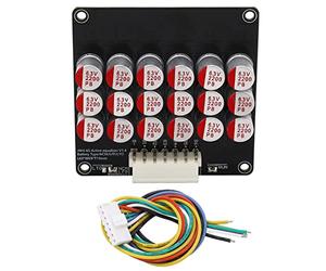 Baxnore Égaliseur actif de batterie 6S 1,8 V 4,5 V, panneau d'équilibre de condensateur, module d'équilibrage de transfert d'énergie pour batterie au Lithium, système d'alimentatio