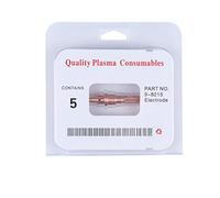 Baxnore Électrodes de consommables de coupeur de plasma 5 pièces électrodes de cuivre haute performance pour la coupe de métal de torche de découpe au plasma 9-8215 30-100A 53x11mm