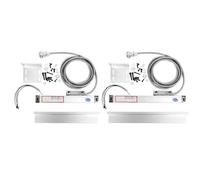 Baxnore Encodeur d'échelle linéaire de haute précision 100 mm 150 mm outil de mesure de lecture numérique pour machine de tour JCS8002AE JCS8003AE système DRO 2 pièces en alliage d