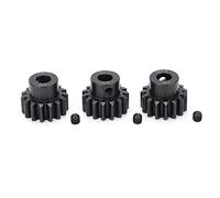 Baxnore Engrenage de moteur à pignon en acier M1.5, roue dentée 15T, trou intérieur de 8mm, engrenage de moteur RC durable pour modèles de voitures RC 1/5 1/6, matériau en acier no
