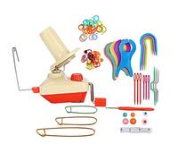 Baxnore Enrouleur en fil de fil professionnel crochet crochet aluminium Pin de comptage de pinnes de gamme de tricot en plastique Kit de tricot facile à utiliser pour les projets d