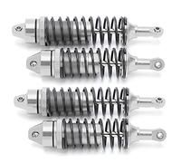 Baxnore Ensemble d'amortisseurs RC robustes, amortisseurs remplis d'huile en alliage d'aluminium pour Traxxas Slash 4x4 Huanqi 727 Mountain Rat Truck, kit de mise à niveau de suspe (Vous coloriez)