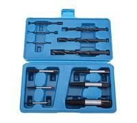 Baxnore Ensemble de bits de perceuse à extracteur à vis 12 pcs, outils de déménagement cassé à à la spirale inversé, acier en alliage traité à la chaleur pour élimination des vis
