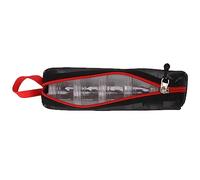 Baxnore Ensemble de bouteilles de sauce portable, conteneurs de condiments avec sac de rangement, bouteilles en plastique pour les pique-niques de camping, rangement de cuisine pou (noir)